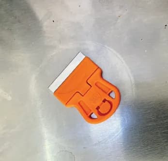 Navaja Removedora para Cristales — muestra de herramienta