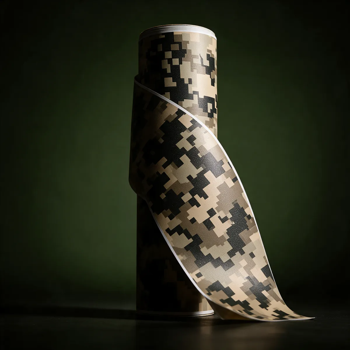 Camuflaje Digital Desierto — muestra de vinil wrap