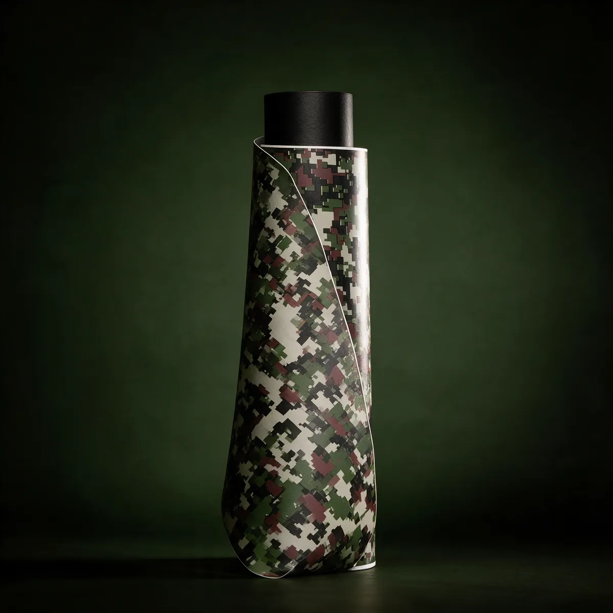 Camuflaje Digital Bosque — muestra de vinil wrap