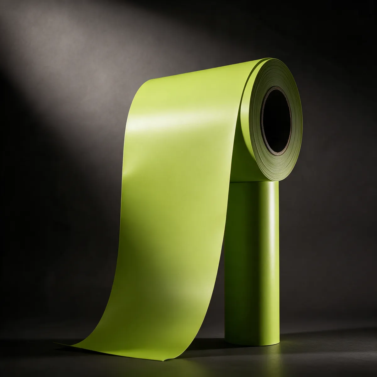 Matte Verde Limón — muestra de vinil wrap